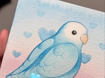 🩵🩵今日份掉落❄️🩵
#彩虹小鸡健康宝
#牡丹鹦鹉