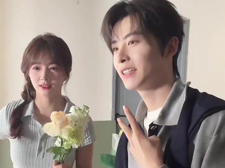 今天拍无糖奶茶这事还没有传遍吗👂🏻#无糖奶茶 #演员初夏 #一航