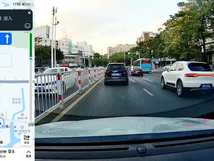 新手上路怎么听导航语音提示?实车驾驶演示给你看,刚拿驾照学学 #新手上路 #驾驶技巧 #导航 #记录仪拍摄