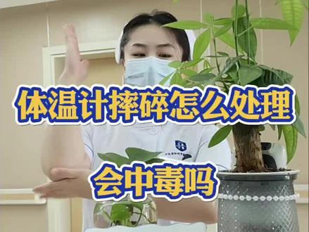 体温计摔碎怎么处理#体温计摔碎了怎么处理