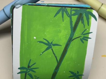 雪竹图& 谁懂啊?太治愈了吧,一起来画吧。笔:恩米,本子:蓝果。 #抖音年味艺术图鉴 #跟着抖音学画画 #零基础学画画 #抖音精选 #青年创作者成长计划