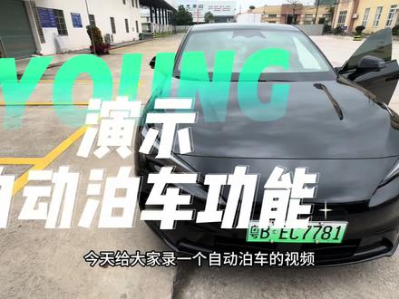 用车系列之自动泊车功能#极狐阿尔法S5 #我要上热门 #自动泊车