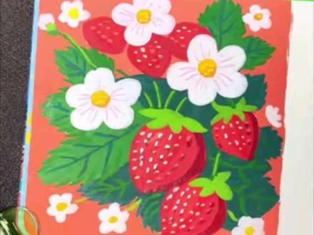 丙烯马克笔|草莓的简单画法
#丙烯马克笔 #丙烯马克笔涂鸦 #治愈系 #画画教程 #零基础画画