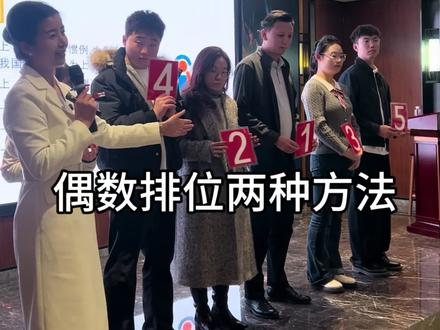 主席台偶数排位,两种方法分享
#礼仪培训 #商务礼仪 #职场干货 #会议会次#会议排位