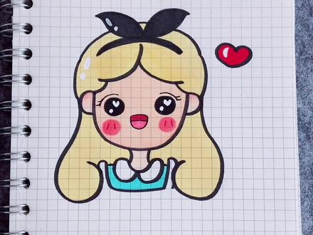 爱丽丝来集合~#简笔画 #爱丽丝