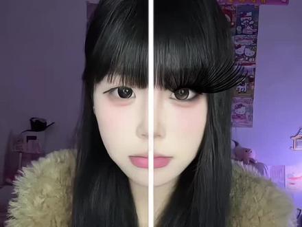 姐姐平时都画怎么重的妆呢#姐姐平时都化这么浓的妆吗 #抽象