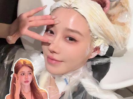 人生一定要染一次粉色头发#显白发色 #白鹿粉发