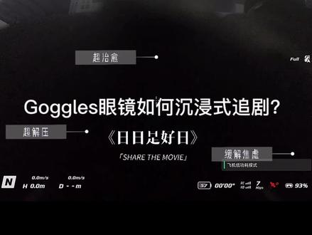 #大疆无人机 Goggles眼镜如何沉浸式追剧#世界杯