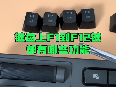 键盘上F1到F12键都有哪些功能?#键盘知识 #数码科技 #电脑知识