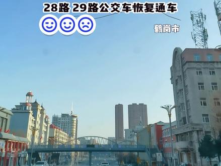 公交公司重要通知,4月10日11:40起,鹤岗28路、29路公交车恢复通车,需扫码带48小时核酸报告,请广大市民互相转告。#鹤岗 #疫情早点结束