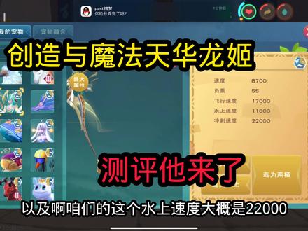#创造与魔法 兄弟们,全新坐骑天华龙姬来了