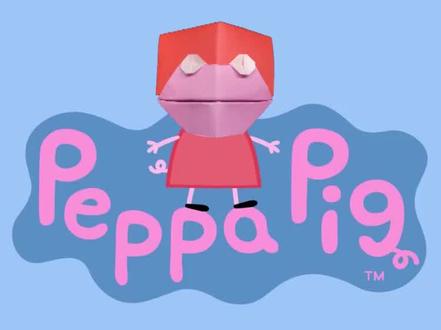 #折纸 #动画 #小猪佩奇 今天是折纸界的小猪佩奇!~