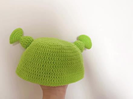 痞幼同款史莱克帽子钩织 #钩针教程 #钩针基础教程 #爱手工爱生活