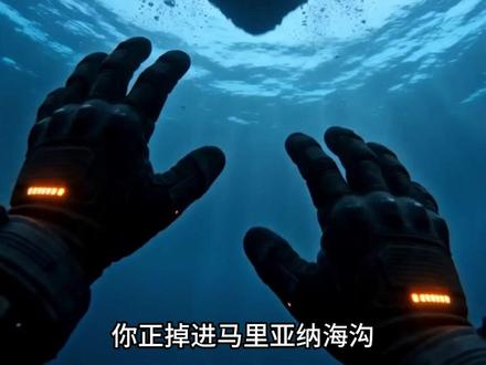 第一视角下潜马里亚纳海沟一万米!深渊尽头的绝望真相令人窒息 沉浸式坠入10935米深海!目睹巨兽绞杀,海底尽头竟飘着人类的塑料袋。每一次呼吸都与深渊相连!#马里亚纳海沟 #深海 #科普 #探索 #地球