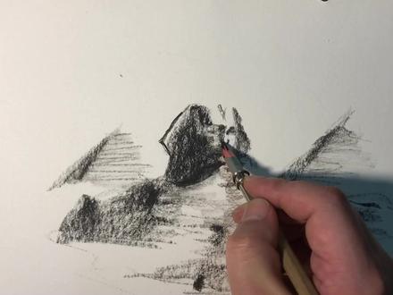 他是尼罗河的守护神,竟是上古文明大洪水的遗存? #手绘 #绘画 #未解之谜 #狮身人面像 #历史古迹