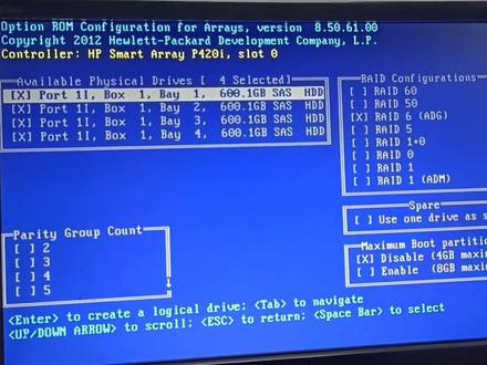 hp dl360p G8 配置raid10 #raid配置 #hp服务器 #服务器