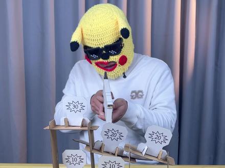 纸壳子还能组装出手枪? 测它!!! #测评 #产品测评 #原创 #纸质手枪 #手枪