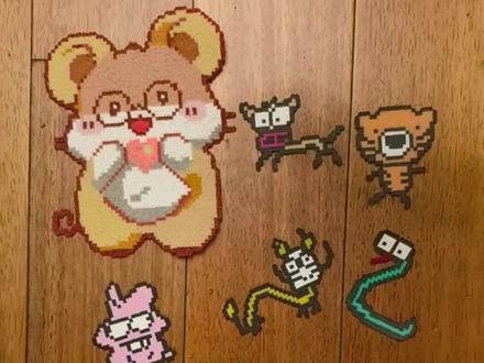 第二期来喽~#拼豆#十二生肖拼豆 #十二生肖拼豆主打一个抽象 #偏心版十二生肖 #手工DIY