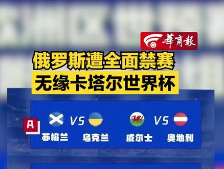 【俄罗斯遭全面禁赛 无缘卡塔尔世界杯】