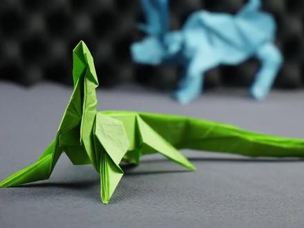 立体折纸之会断尾求生的蜥蜴