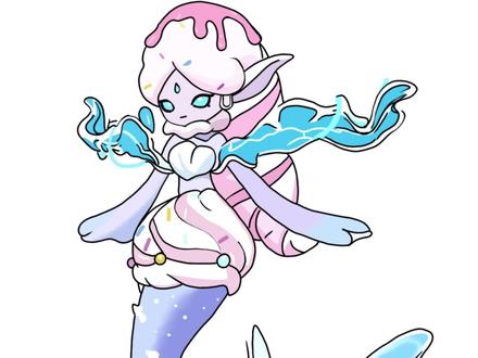 不同人画的蛋仔派对蜜流姬 #画画