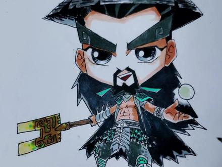 帝王谱第005发《大禹》#手绘 #动漫手绘 #原创国风计划 #马克笔 #原创者联盟计划 #传统文化