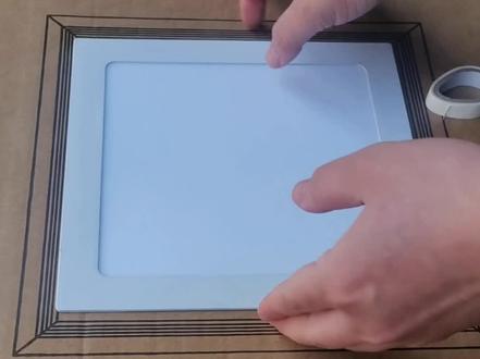 弹簧卡扣面板灯 弹簧卡扣面板灯拆卸量尺寸选取规格,安装