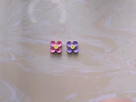 简简单单用衍纸做小花,几分钟就能做好一朵