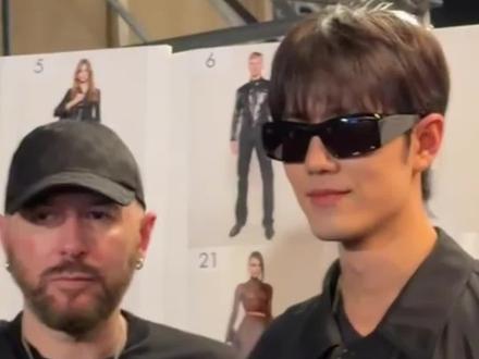 米兰时装周|肖战儒雅×宁艺卓冷艳太绝了 #米兰时装周