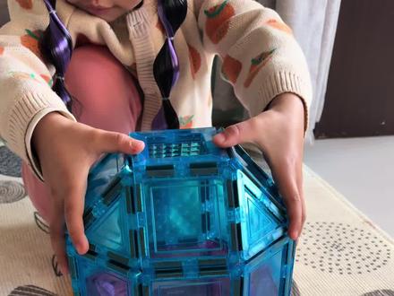 #热门 热门的磁力片搭建热气球教程来了,小孩姐屡败屡战总结的经验一定要看🤣#磁力片 #磁力片搭建教程 #磁力片搭建热气球