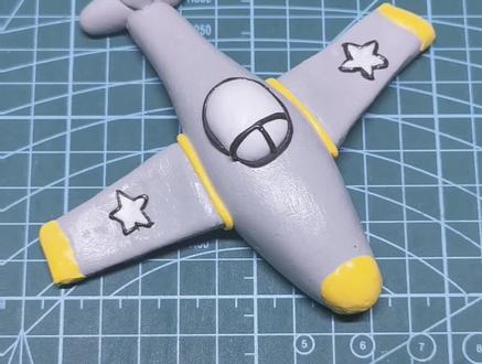粘土飞机详细做法步骤走起!后期有更多作品,关注奥!