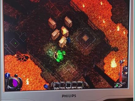 #怀旧童年 #怀旧游戏 #怀旧经典 救世传说
成为火骑士要经过考验。