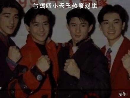 台湾四小天王热度对比 #林志颖 #苏有朋 #吴奇隆 #金城武