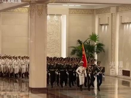 从去年93阅兵以来仪仗队接待工作有点忙