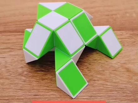 24段魔尺教程变角蛙,折法简单易学,慢动作一步一步教会你