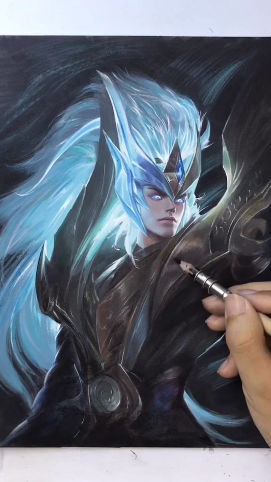 怎么画青龙铠甲 - 抖音