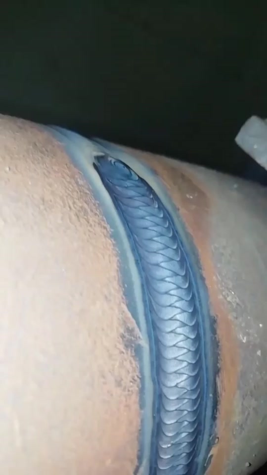 电焊最高境界龙鳞焊