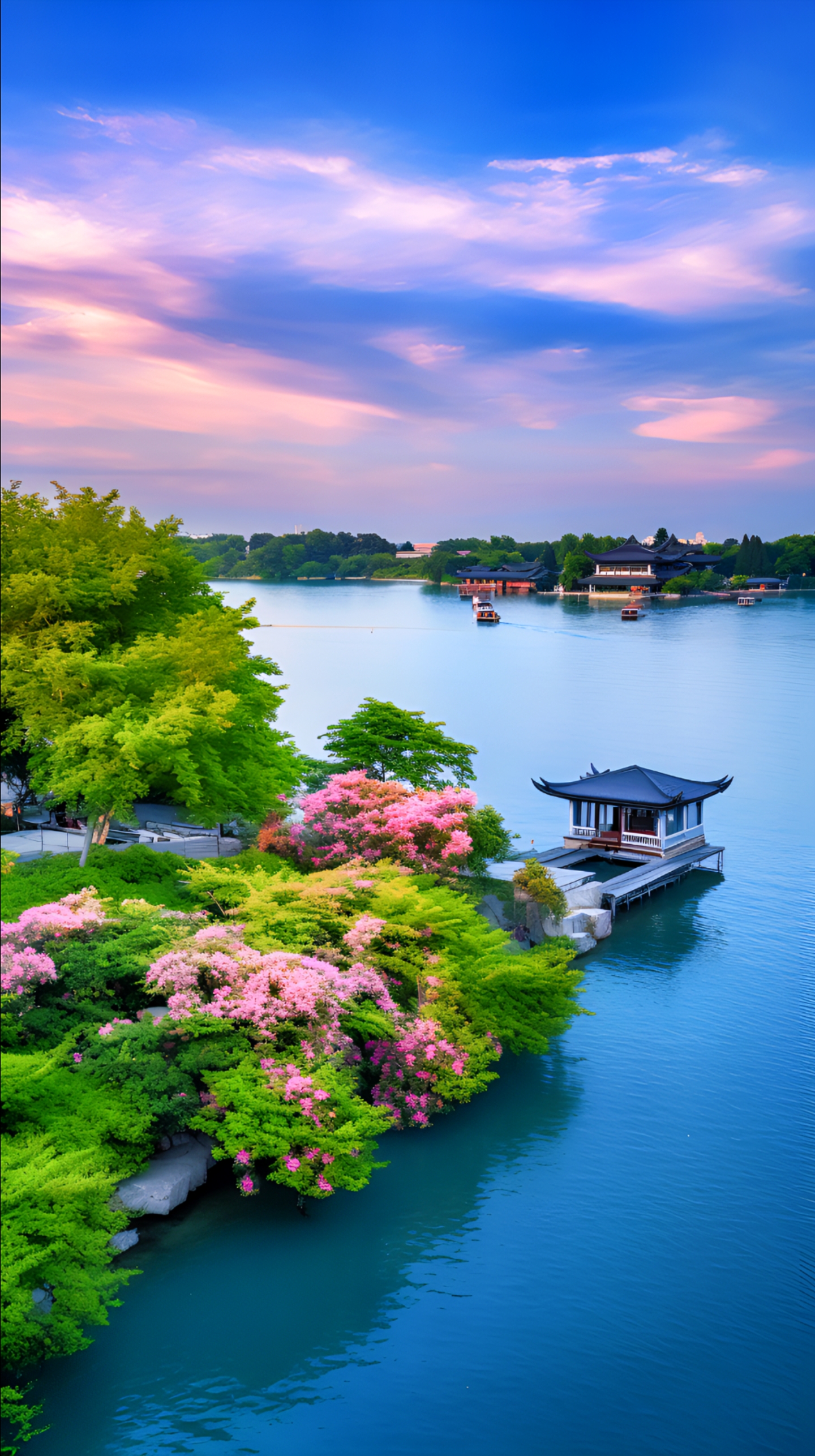 天下人要想看江南美景,还得下江南.