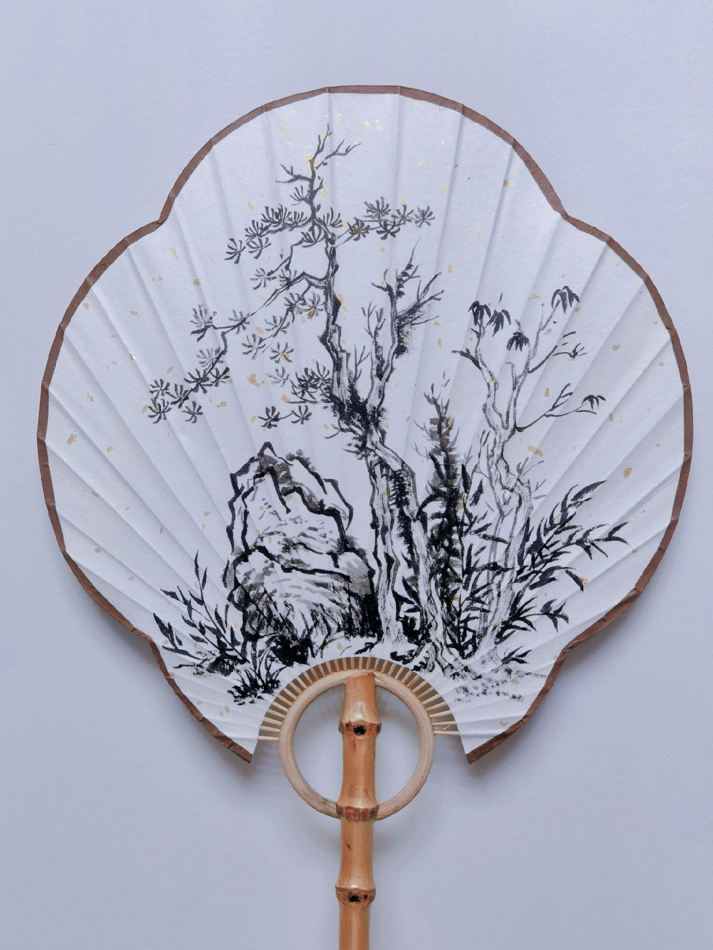 水浒传扇子手绘图