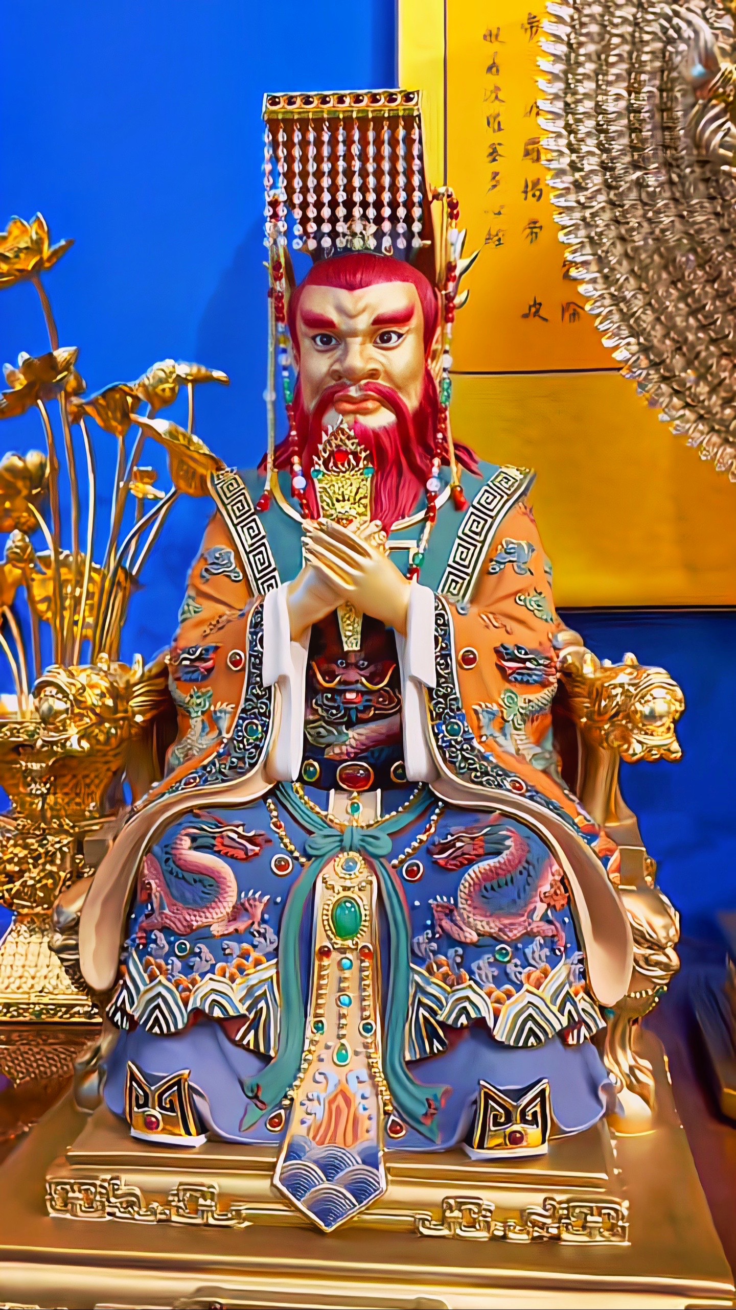 四海龙王爷 龙王像 东海北海西海南海龙王爷 神像摆件#龙王 #龙王爷