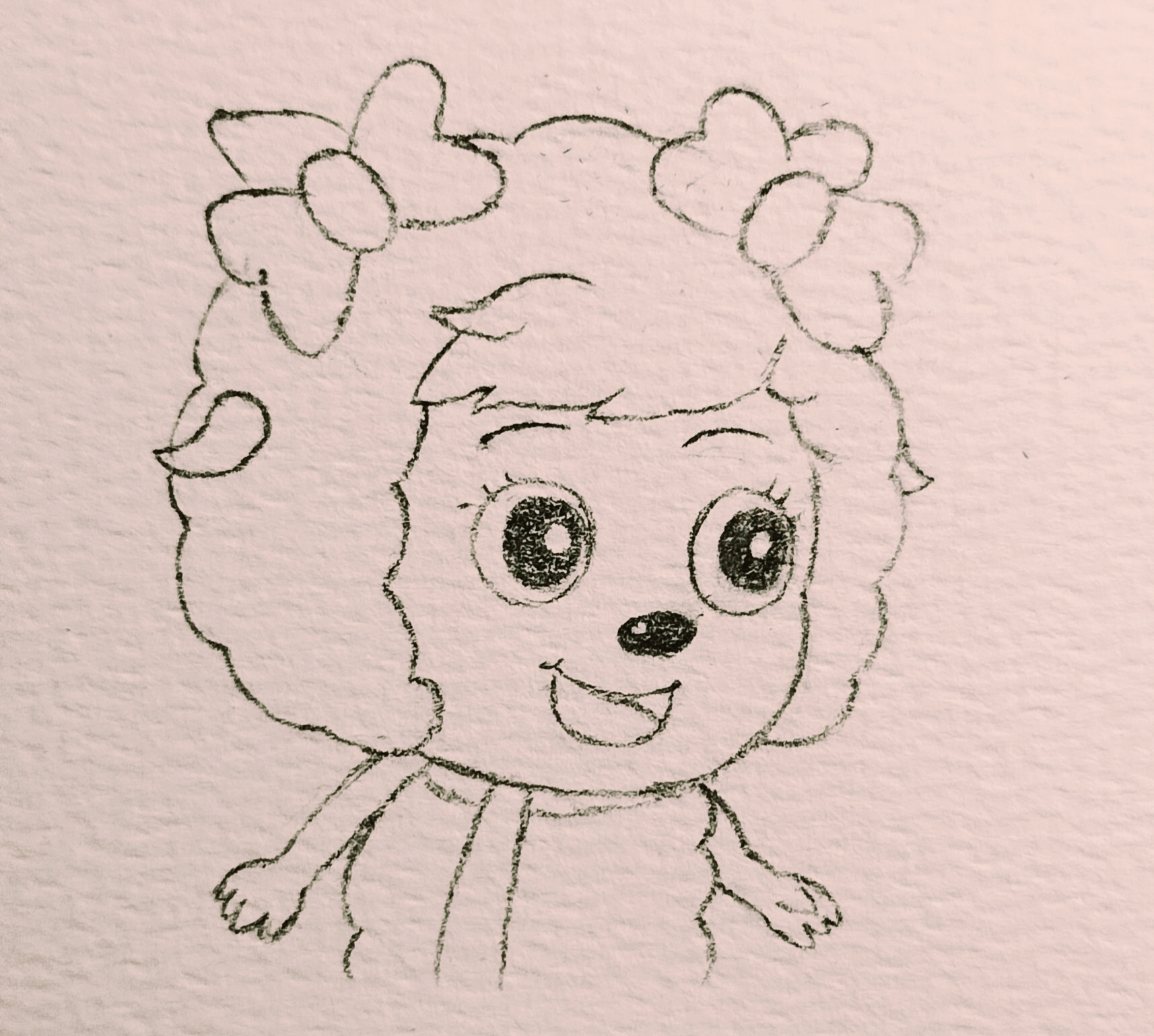 临摹@94画画的花粥  #美羊羊#可爱#简笔画教程