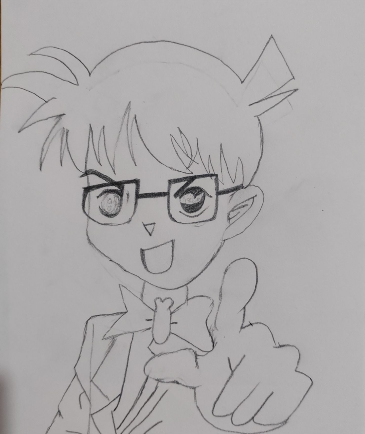 柯南画像素描漫画版