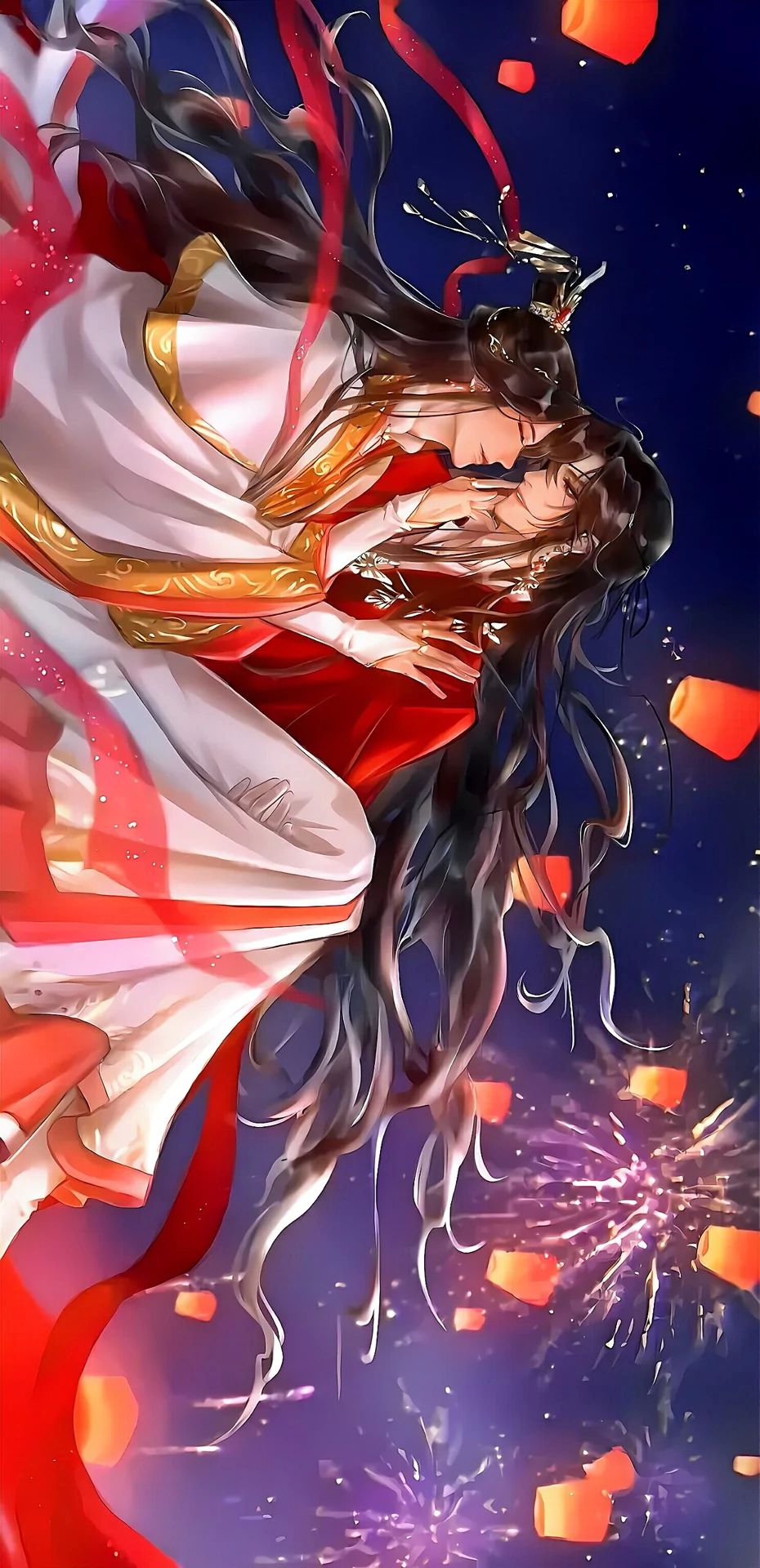 鑫鑫图社:天官赐福 壁纸.血雨探花花满城,三千花灯等一人.