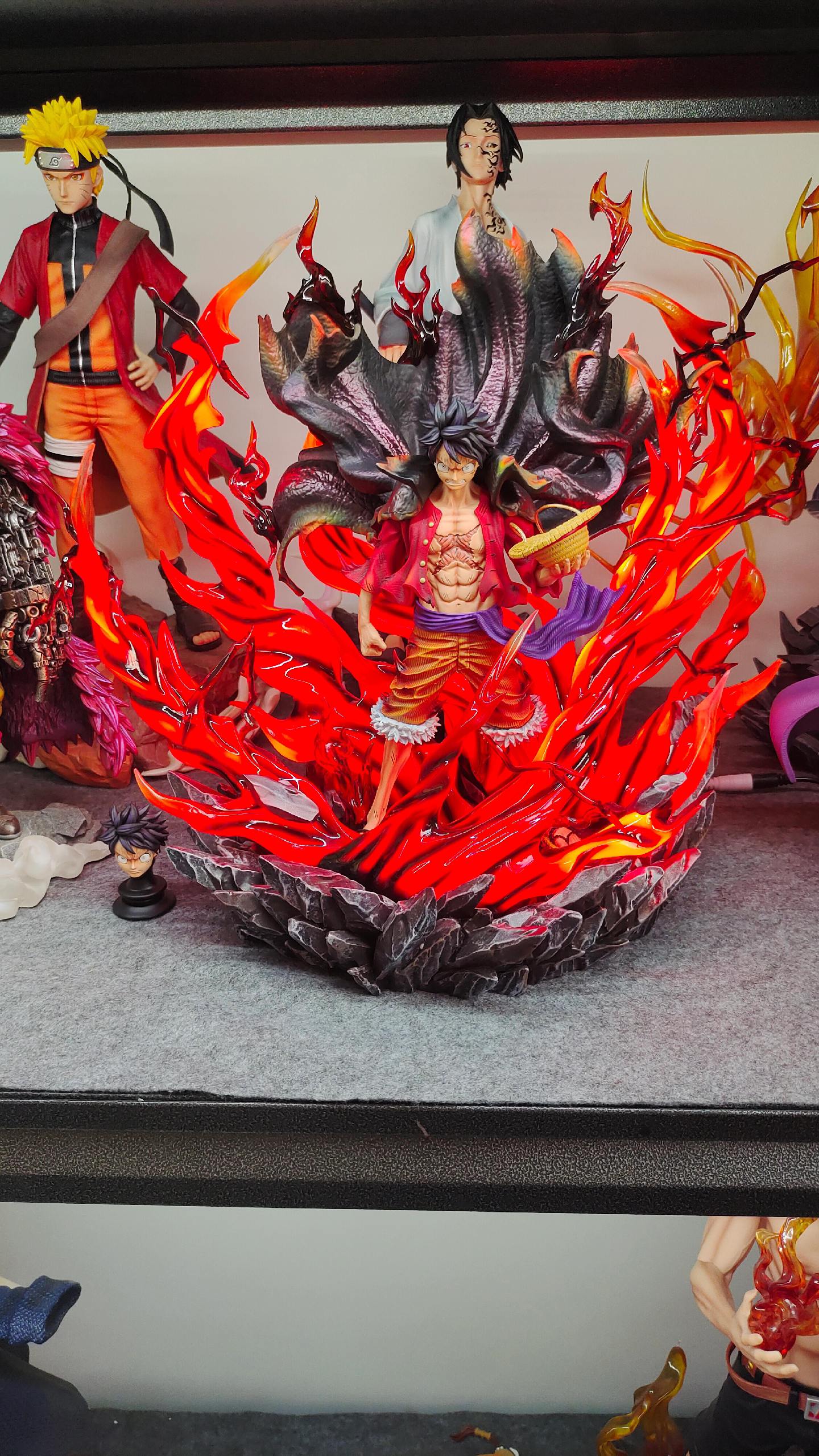 🌈🌈晨曦:天绘霸王色路飞真的帅炸了,入的第一款全新的gk,虽然