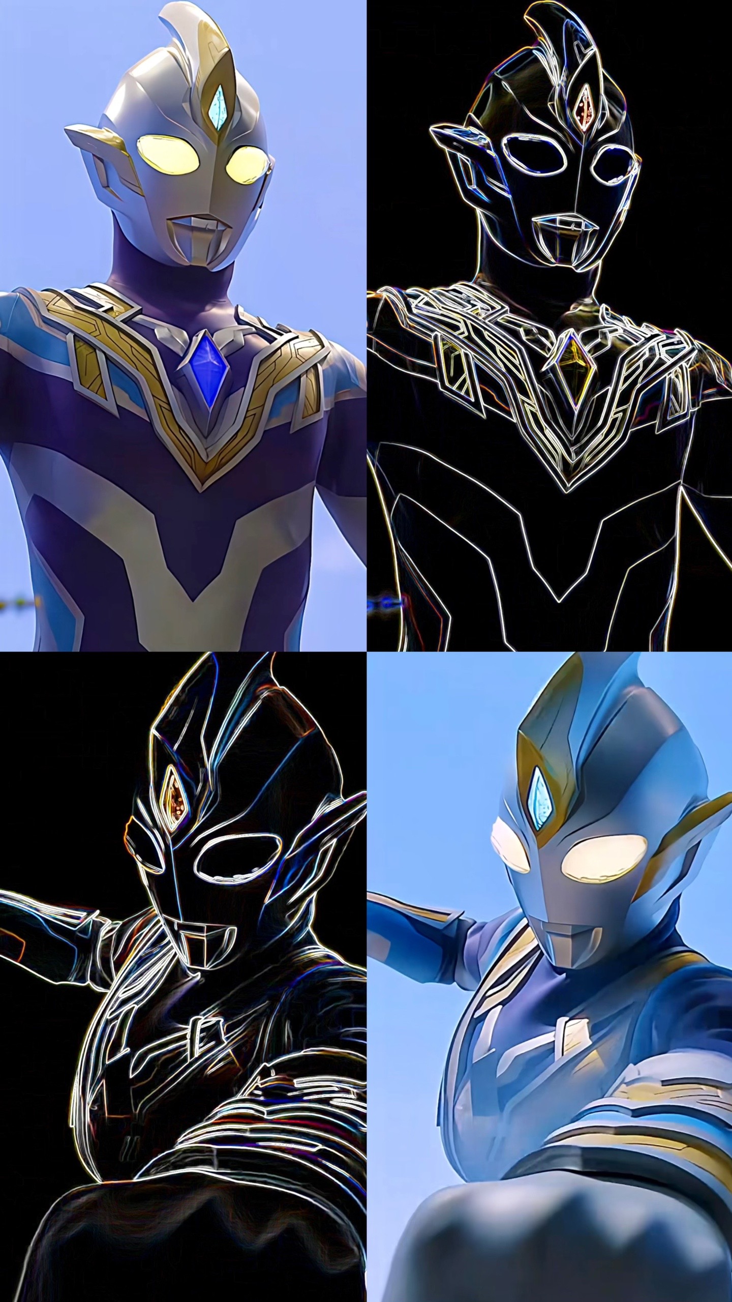 战斗力爆表 #特摄剧 #享点不一样的 #特利迦奥特曼