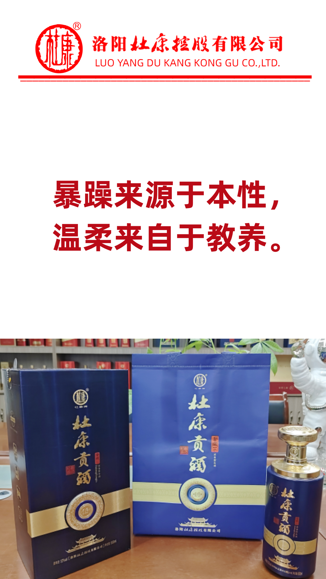 洛阳汝阳杜康酒厂:#白酒#浓香型白酒 #纯粮酿造