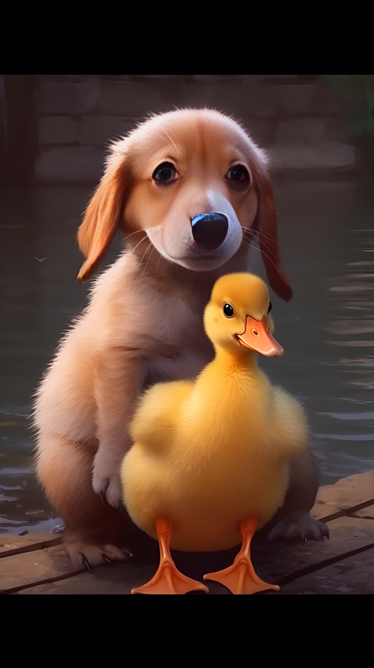 继承优秀  终身学习:和谐共处的两个可爱物种#小动物