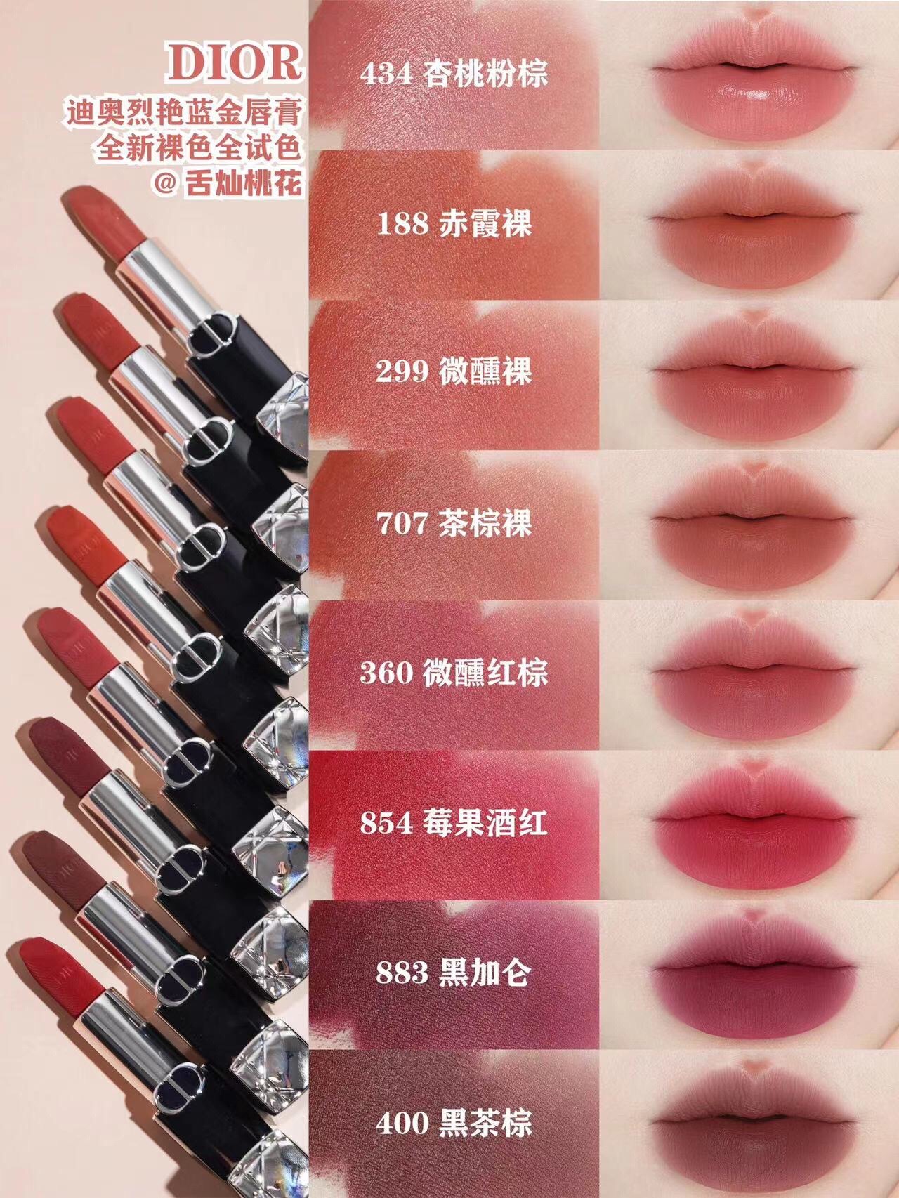 迪奥唇膏哪个色号好看(迪奥唇膏最火的色号2020年)