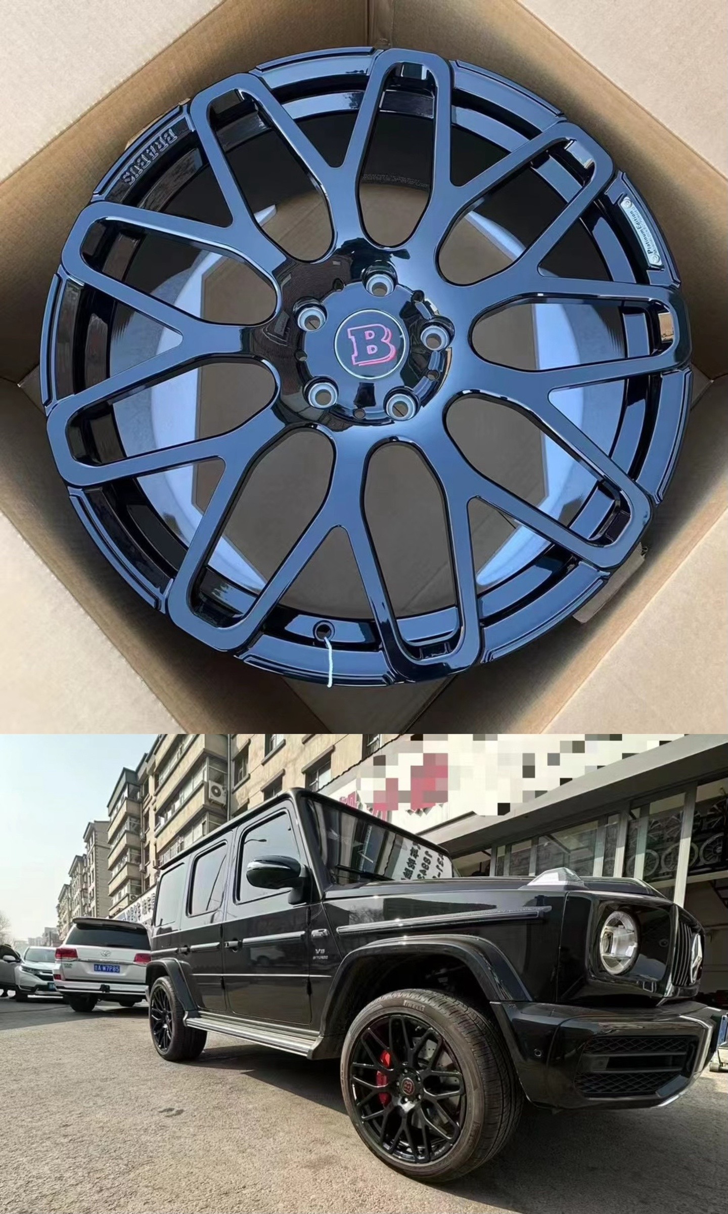 奔驰大g巴博斯锻造轮毂案例!
