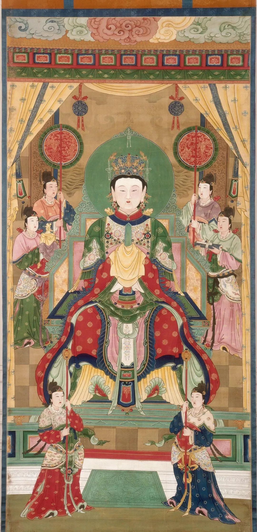 逍逍逍遥:碧霞元君—泰山奶奶(破鲁堡龙王庙塑像)